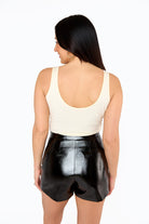 BuddyLove Chelsea Vegan Leather Skort - Black