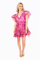 BuddyLove Hollis Puff Sleeve Mini Dress - Off To Paradise