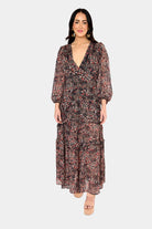 BuddyLove Zodiak Long Sleeve Maxi Dress - Siren