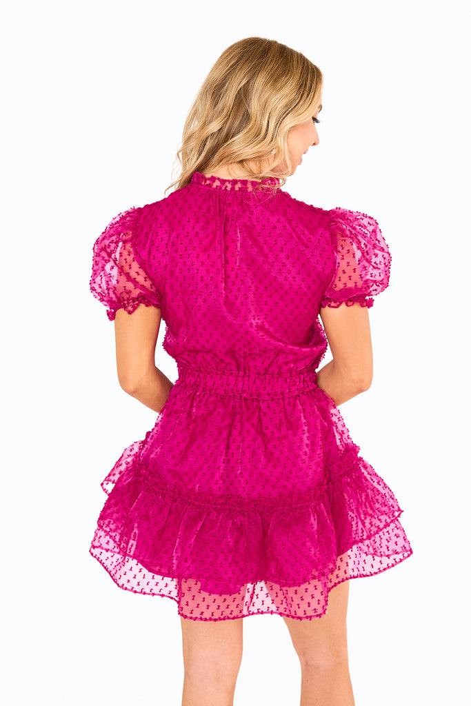 BuddyLove Clementine Elastic Waist Mini Dress - Dottie