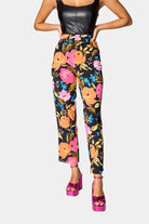 BuddyLove Aspen High-Waisted Pants - Nite Bloom