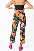 BuddyLove Aspen High-Waisted Pants - Nite Bloom