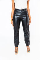 BuddyLove Gomez Vegan Leather Pants - Black