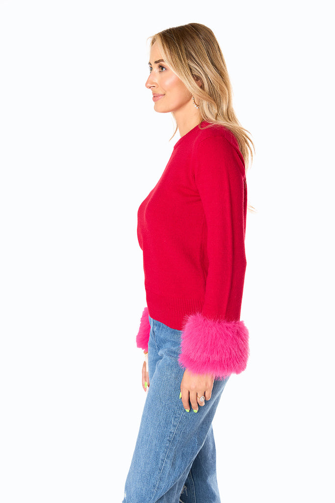 BuddyLove Park Cities Sweater - Red