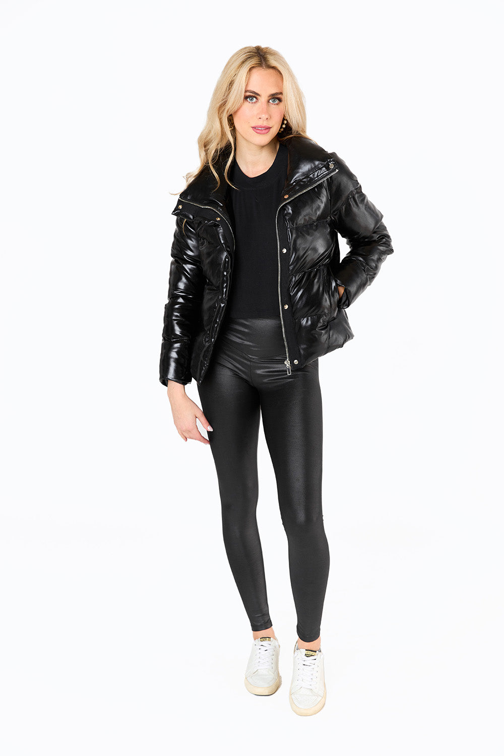 BuddyLove Addison Puffer Jacket - Onyx