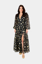 BuddyLove Zodiak Long Sleeve Maxi Dress - Super Nova