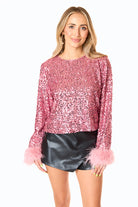 BuddyLove Parton Sequin Top - Rich Man