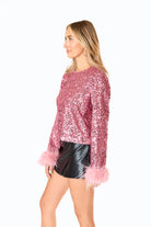 BuddyLove Parton Sequin Top - Rich Man