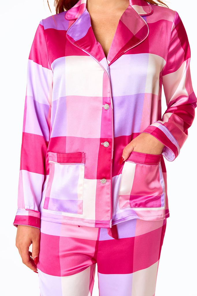 BuddyLove Penelope Loungewear - Pink Poinsettia