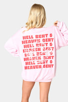 BuddyLove Vickie Graphic Sweatshirt - Hell Bent