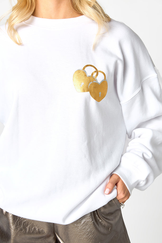 BuddyLove Devon Graphic Sweatshirt - Locked in Love