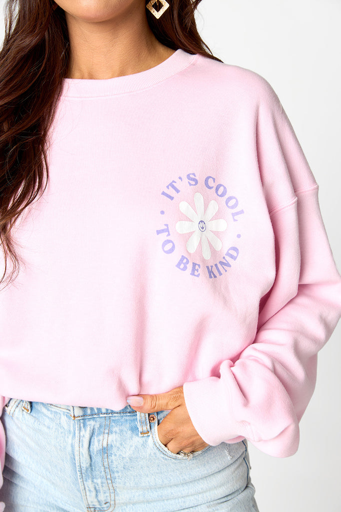 BuddyLove Vickie Graphic Sweatshirt - Be Kind