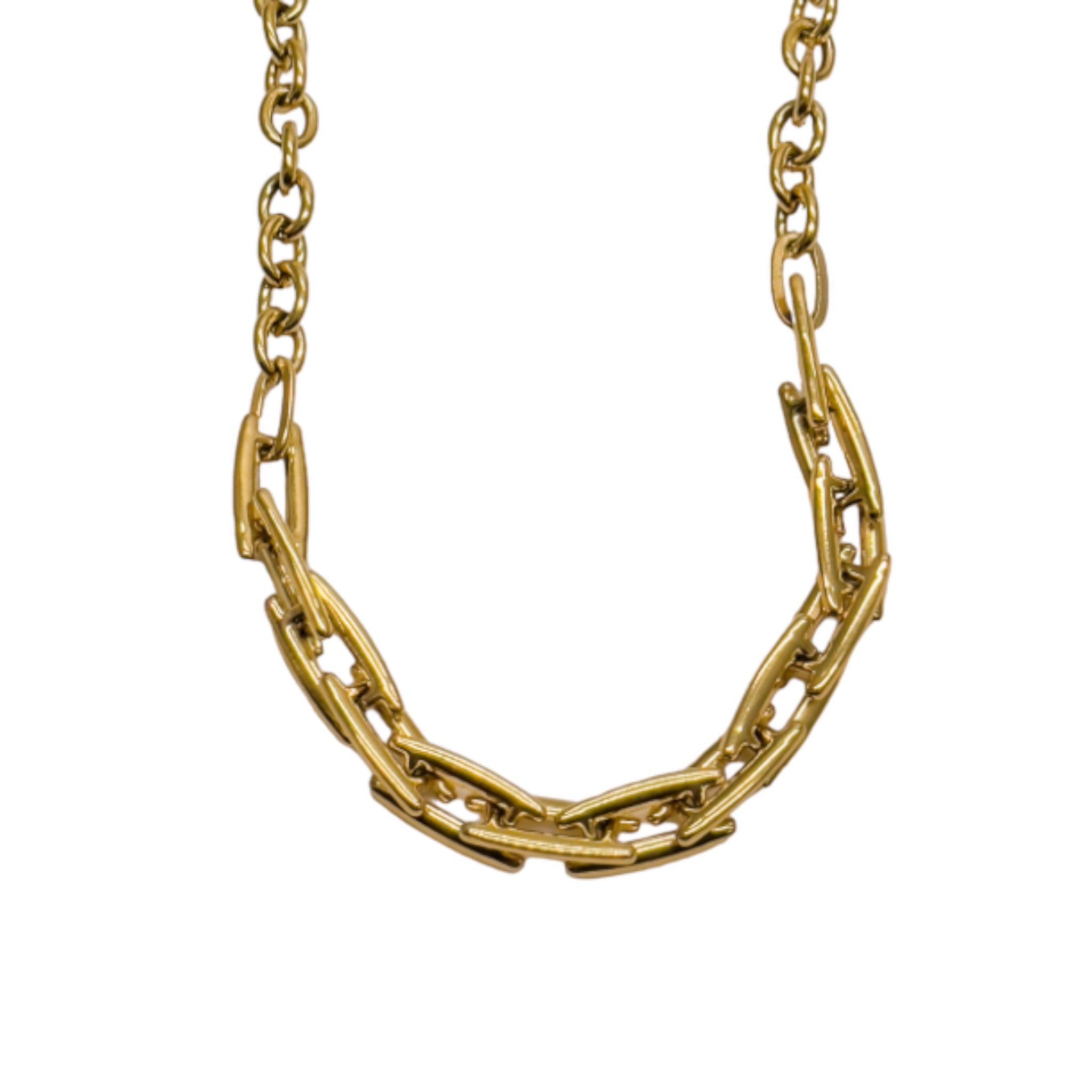 18K gold plated store chain necklace