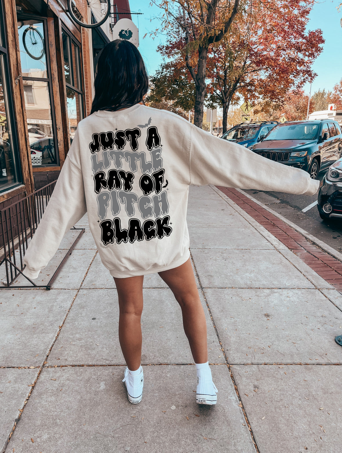 Ray of Pitch Black Graphic Tee Crewneck Sweatshirt BuddyLove Clothing Label