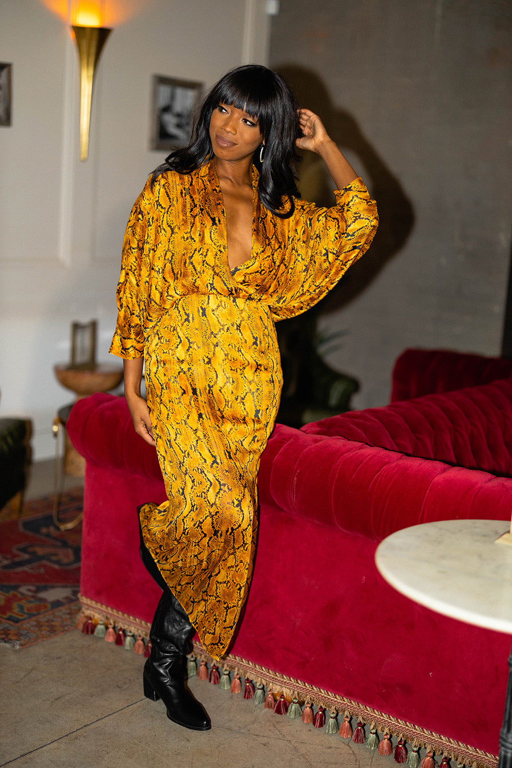 Jude Long Sleeve Maxi Dress