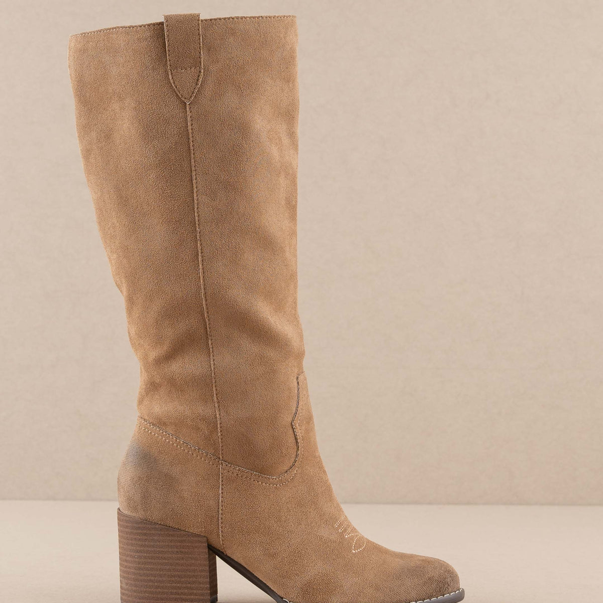 The Roxanne | Latte Knee High Western Bucket Boot – BuddyLove Clothing ...