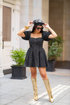 BuddyLove Romeo Puff Sleeve Mini Dress - Paparazzi