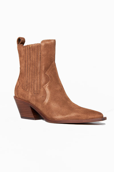 Chestnut hotsell suede booties