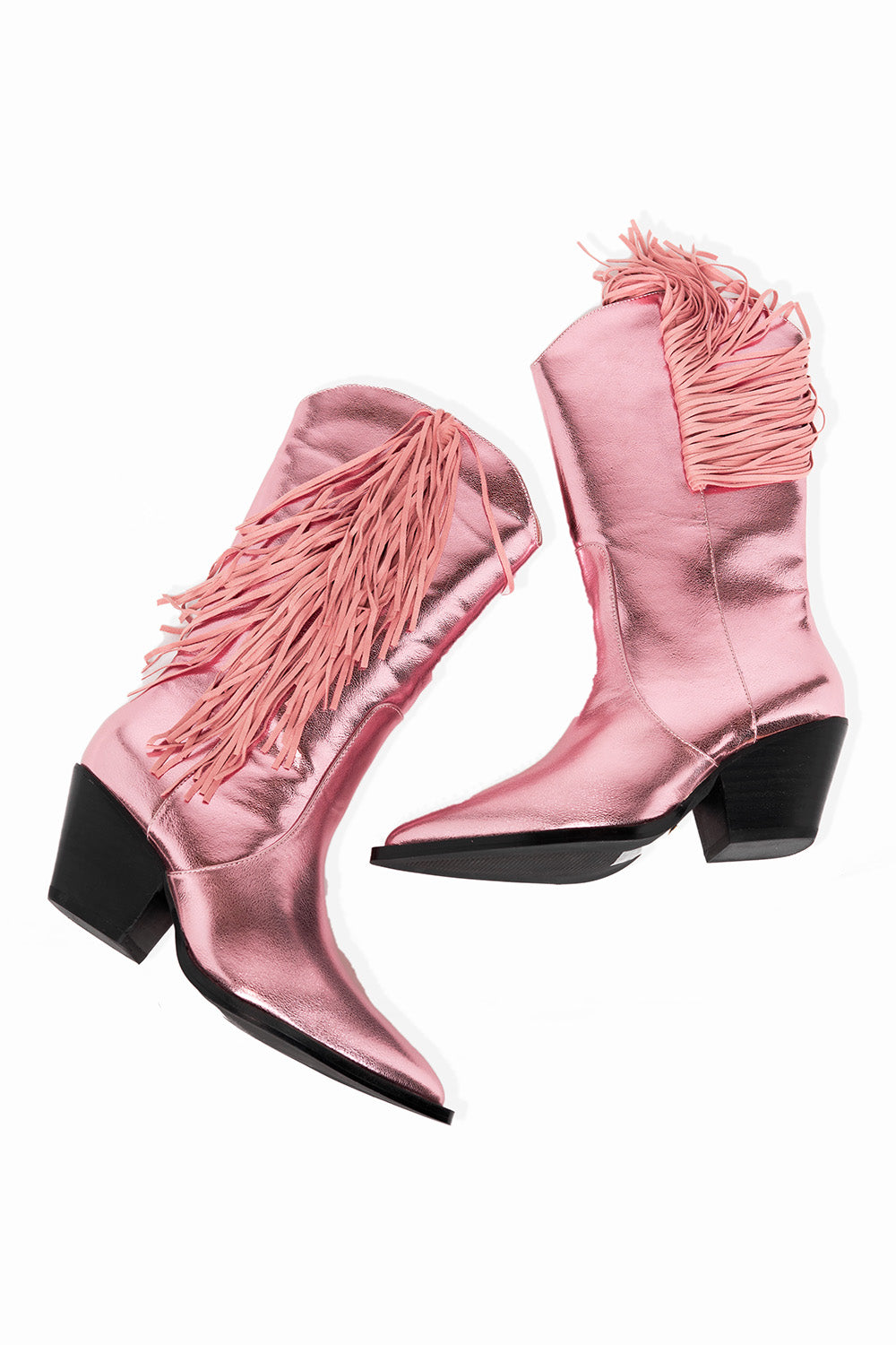 Andi Fringe Boot - Light Pink - 10 / Pink