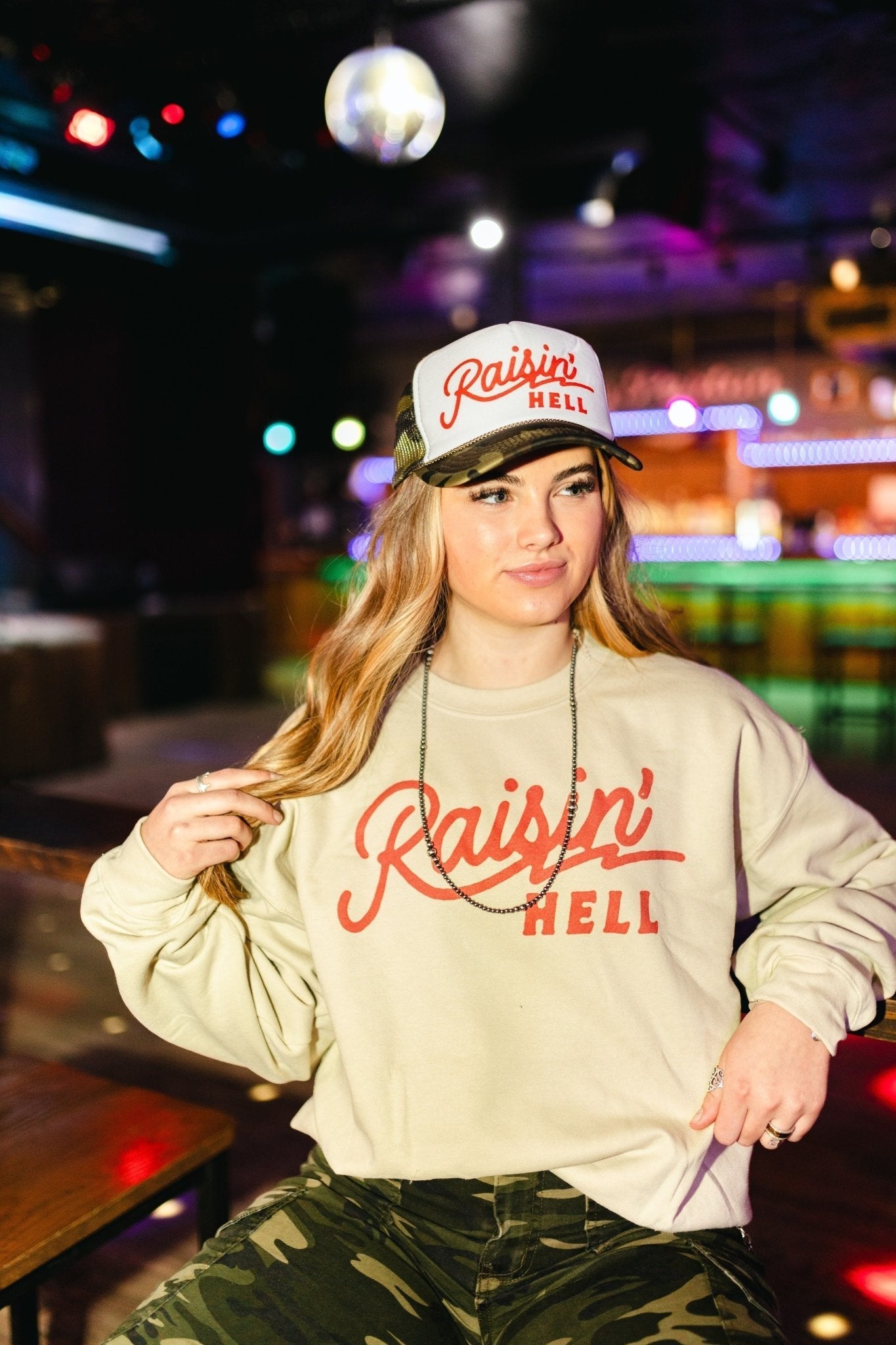 Raisin Hell Graphic Sweatshirt BuddyLove Clothing Label