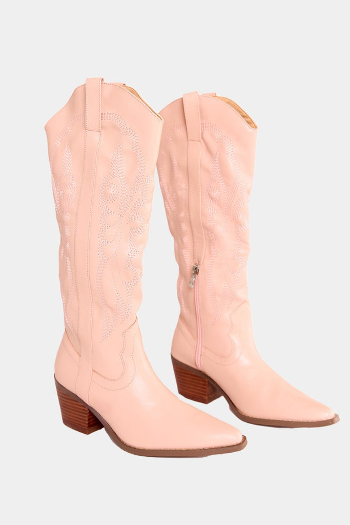 Brandy Tall Boots - Pink