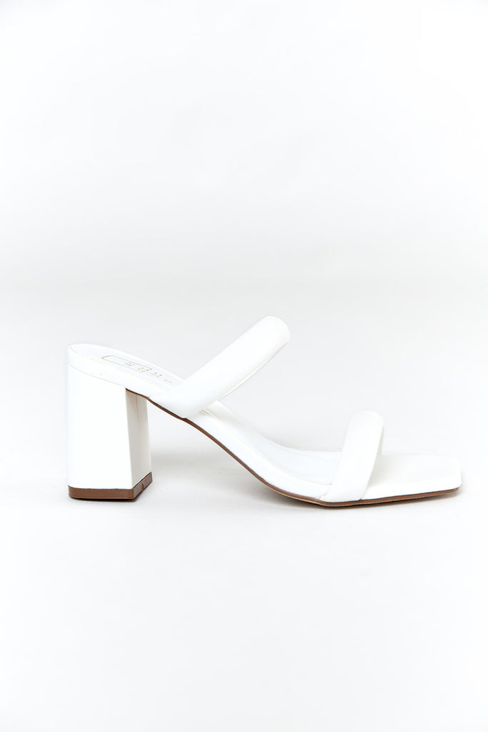 Farah Heels - White