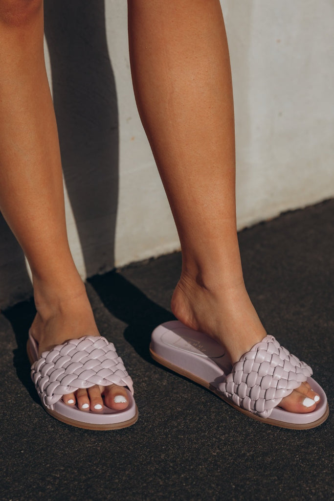 Love Braided Sandals - Lilac