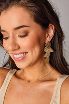 Electra Statement Earrings - Gold