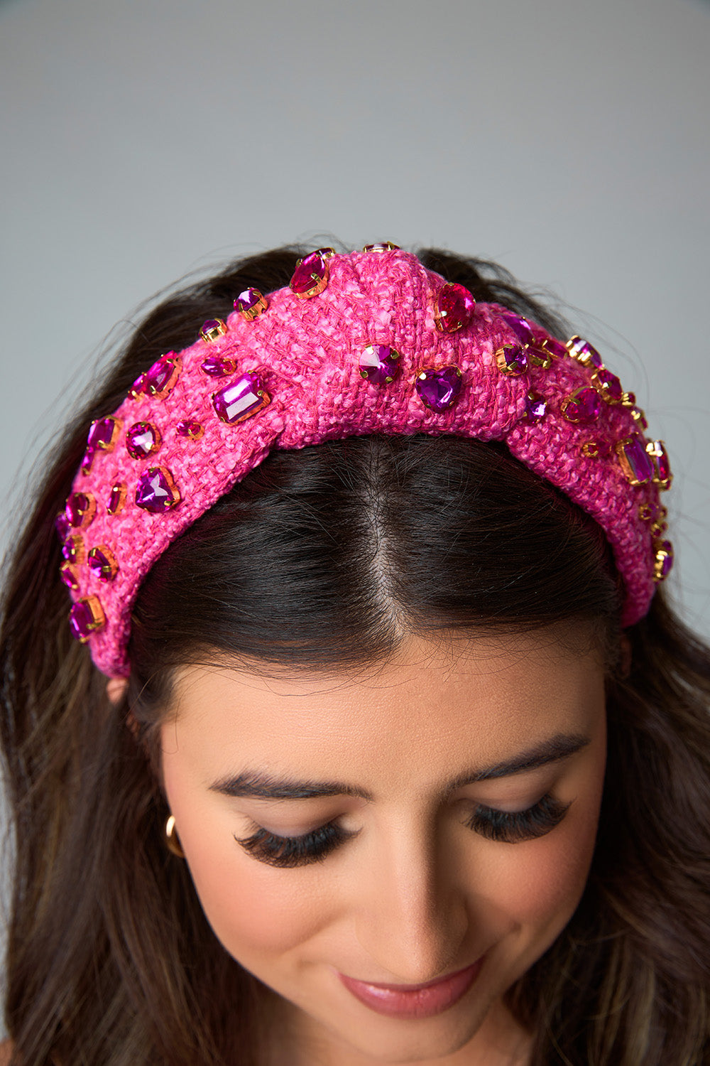 Pink LV headband .  N & C Glam Collection LLC