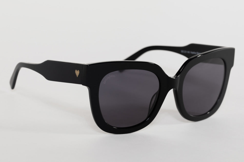 BuddyLove Heather Oversized Sunglasses - Black