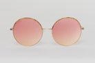 BuddyLove Farrah Round Metal Sunglasses - Pink,Pink