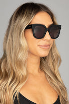 BuddyLove Heather Oversized Sunglasses - Black