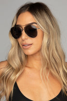 BuddyLove Maverick Aviators Sunglasses - Black