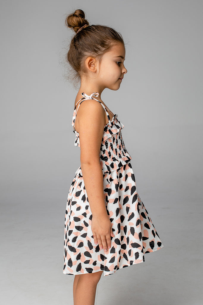 BuddyLove Vivienne Girl's Mini Dress - Flamingo