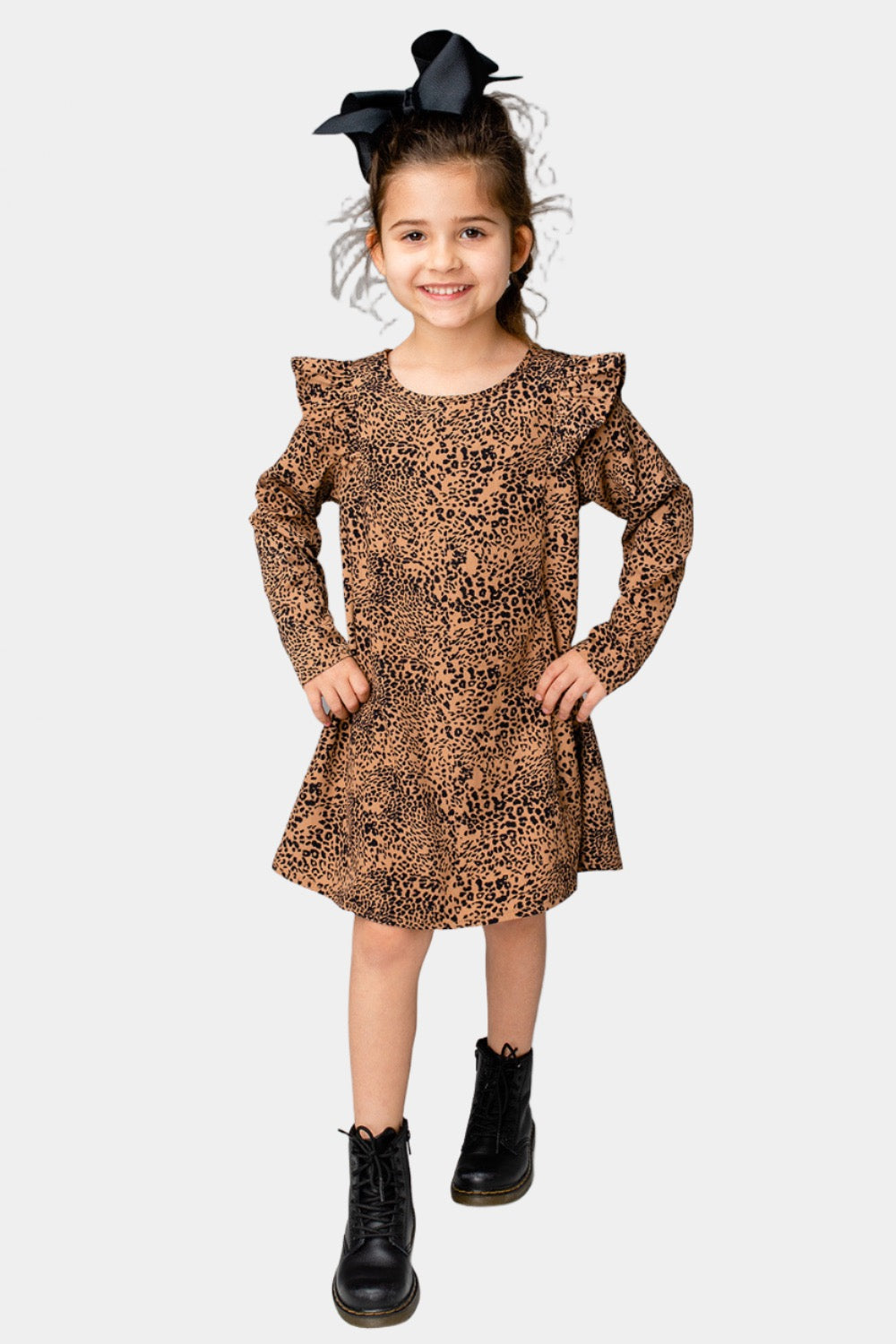 BuddyLove Logan Girl's Dress - Tawny