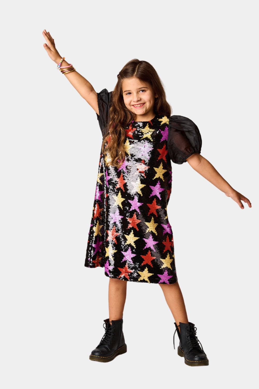 BuddyLove Gigi Sequin Girls Dress - Fortune Teller