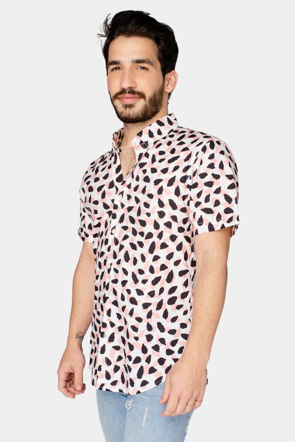 BuddyLove Robert Button Down Dress Shirt - Flamingo