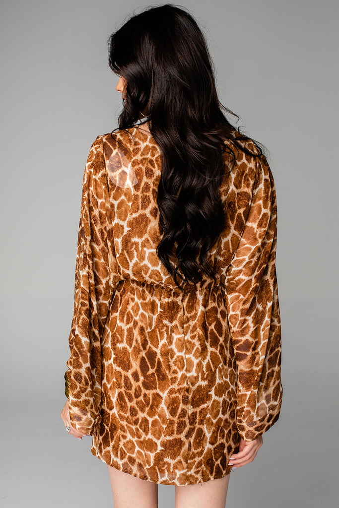 BuddyLove Gabriella Cocktail Dress - Giraffe