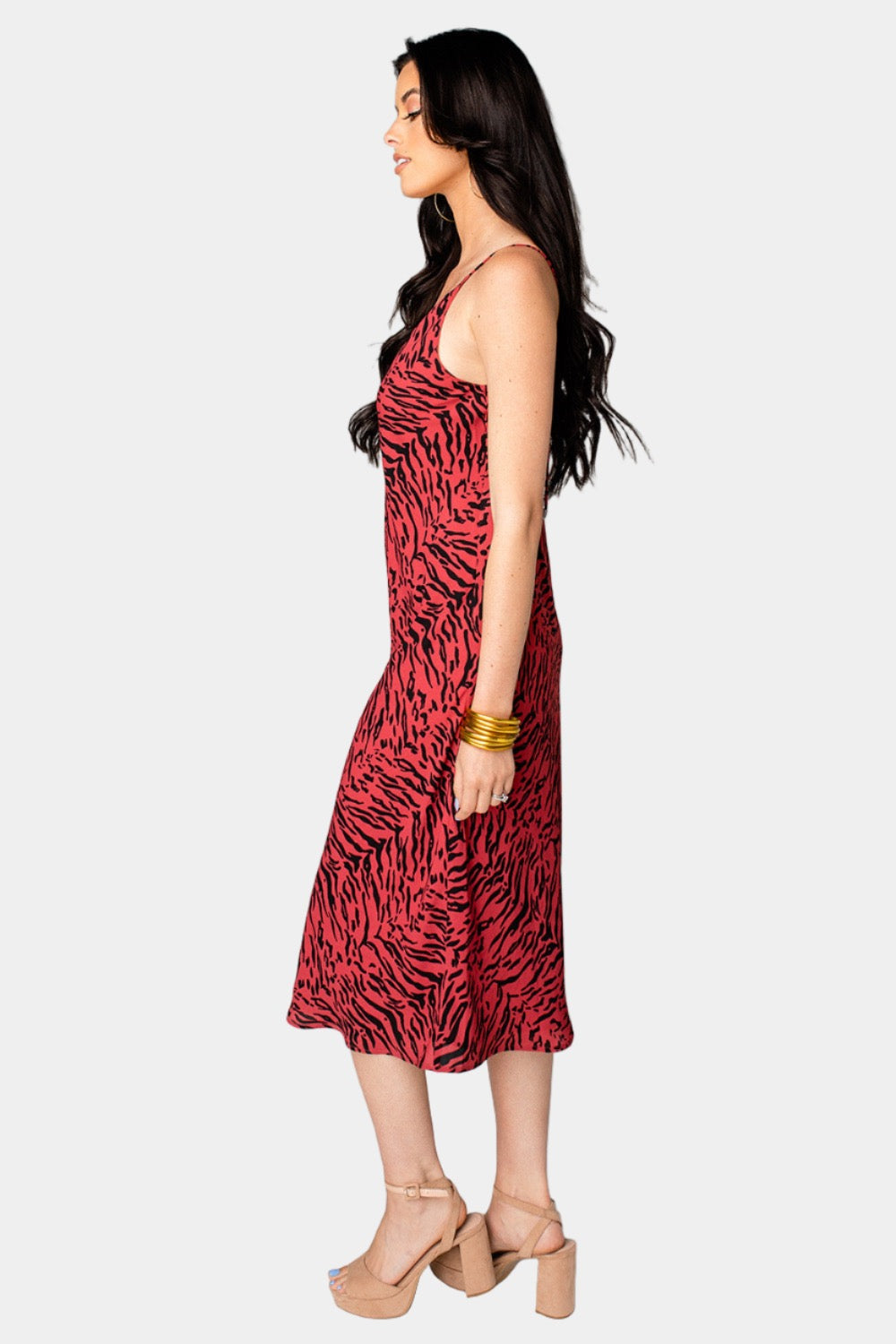 BuddyLove Tiff Midi Slip Dress - Tigers Blood