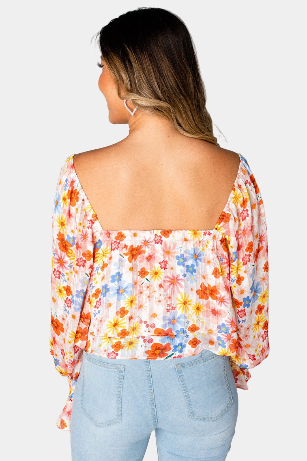 BuddyLove Flora Flowy Cropped Top - Wild Flower