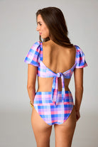 BuddyLove Jojo Puff Sleeve High Waisted Bikini - Picnic