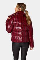 BuddyLove Addison Puffer Jacket - Red Snake