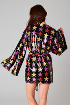 BuddyLove Lynlee Sequin Wrap Dress - Fortune Teller