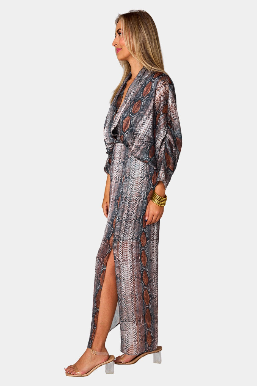 BuddyLove Jude Long Sleeve Maxi Dress - Slinky