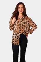 BuddyLove Portia Loose Button Up Top - Prowl