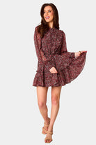 BuddyLove Celia Long Sleeve Mini Dress -  Amour