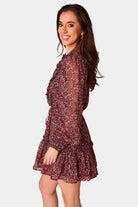 BuddyLove Celia Long Sleeve Mini Dress -  Amour