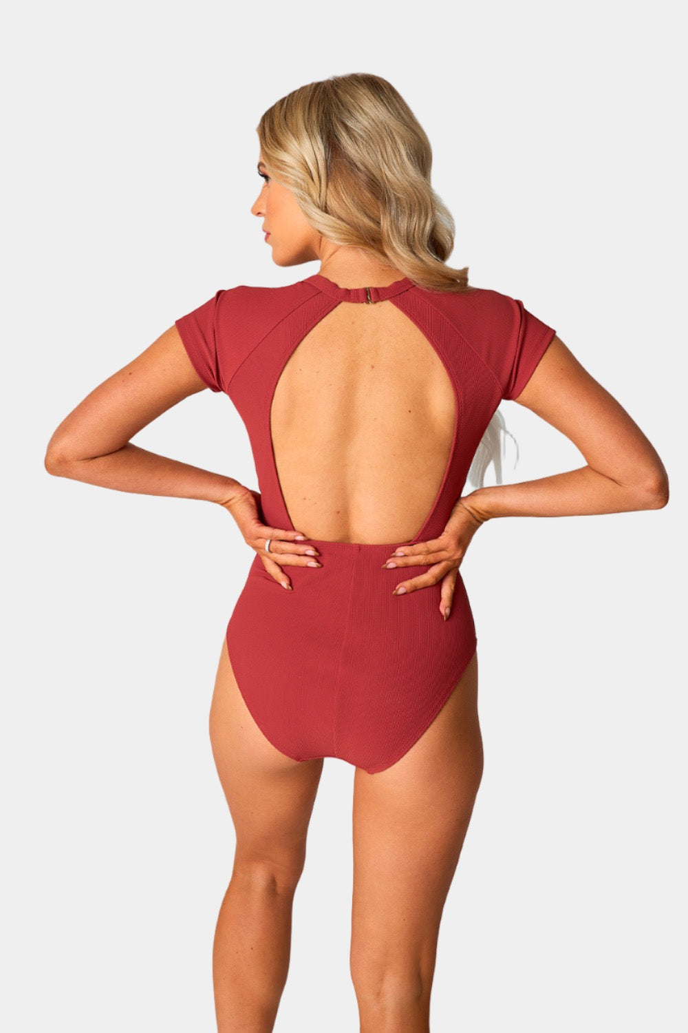 BuddyLove, Mona Short Sleeve One-Piece Swimsuit