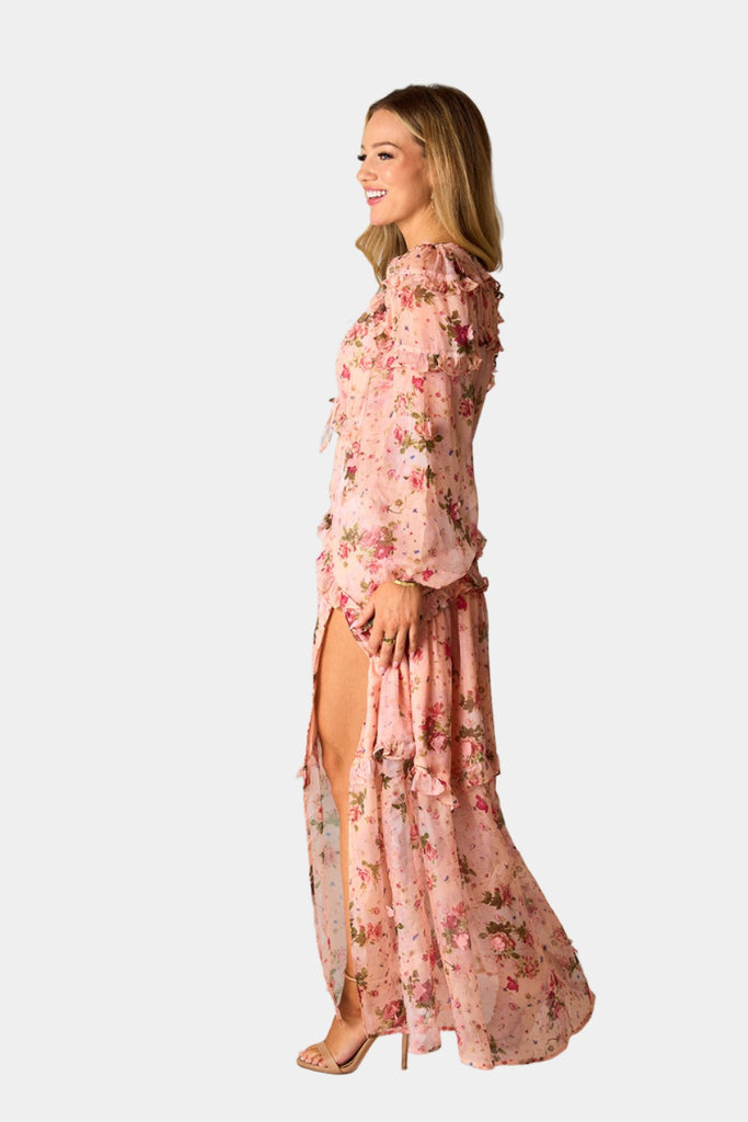 BuddyLove Pia Long Sleeve Maxi Dress - Spellbound