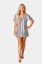 BuddyLove Taya Sequin Short Dress - Funfetti